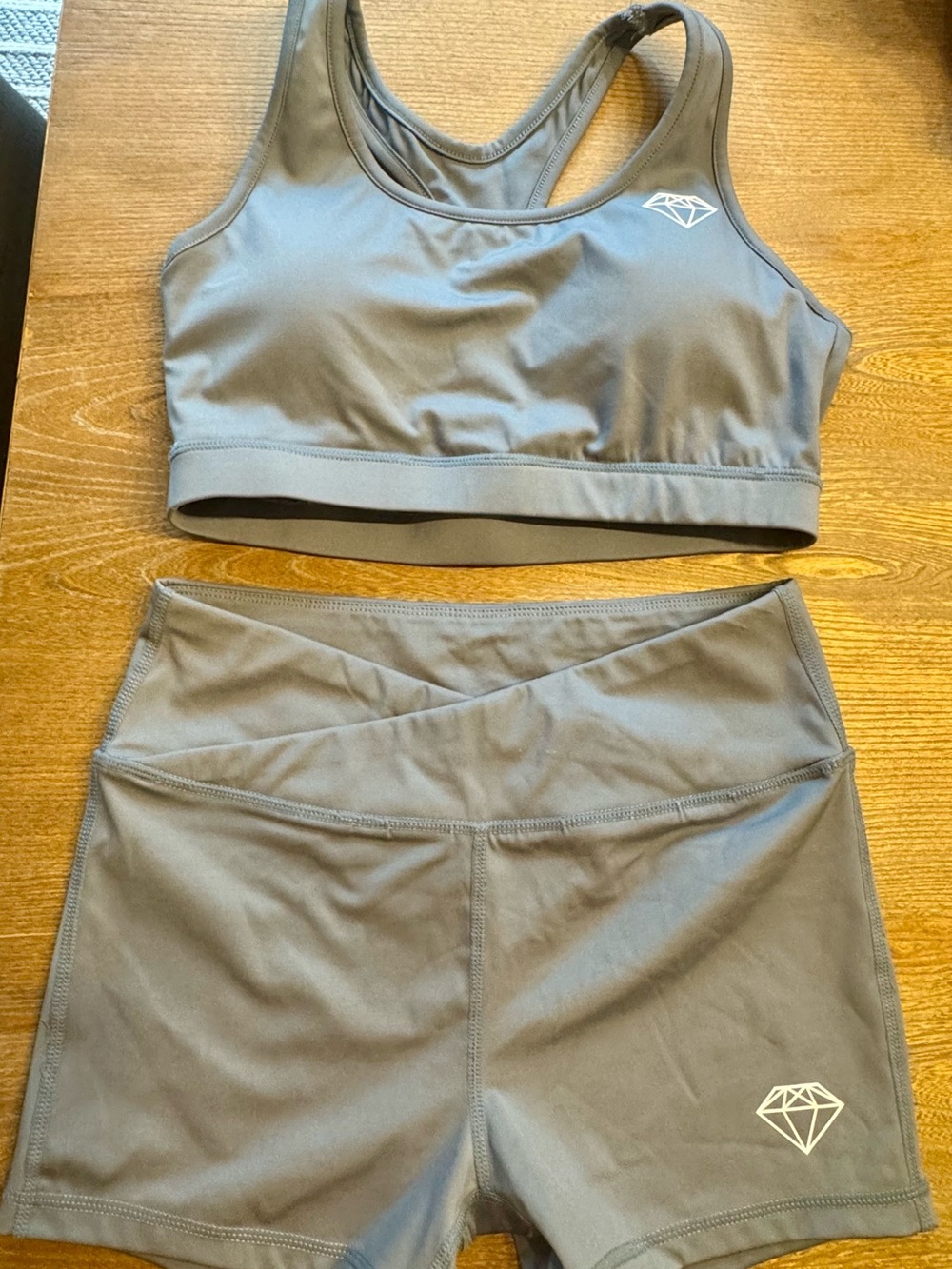 Darcy Athletic Sports Bra & Shorts Set NEVER WORN